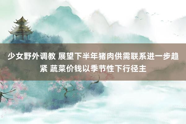 少女野外调教 展望下半年猪肉供需联系进一步趋紧 蔬菜价钱以季节性下行径主