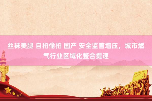 丝袜美腿 自拍偷拍 国产 安全监管增压，城市燃气行业区域化整合提速