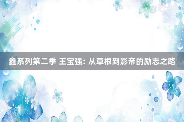 鑫系列第二季 王宝强: 从草根到影帝的励志之路