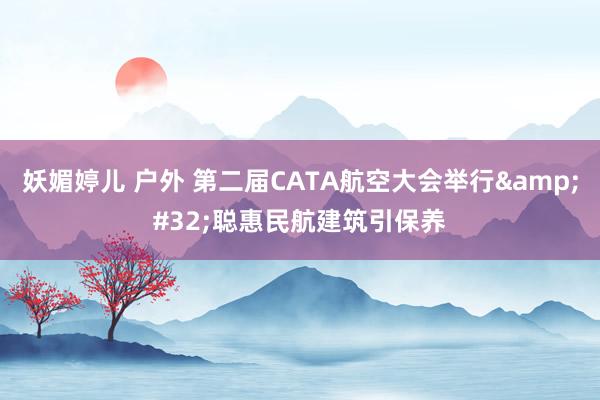 妖媚婷儿 户外 第二届CATA航空大会举行&#32;聪惠民航建筑引保养