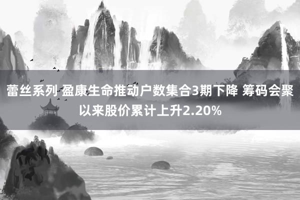 蕾丝系列 盈康生命推动户数集合3期下降 筹码会聚以来股价累计上升2.20%