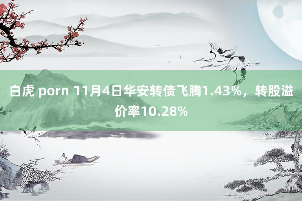 白虎 porn 11月4日华安转债飞腾1.43%，转股溢价率10.28%