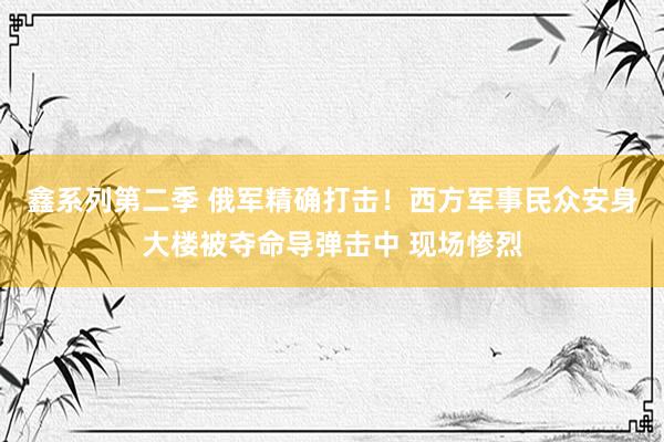 鑫系列第二季 俄军精确打击！西方军事民众安身大楼被夺命导弹击中 现场惨烈