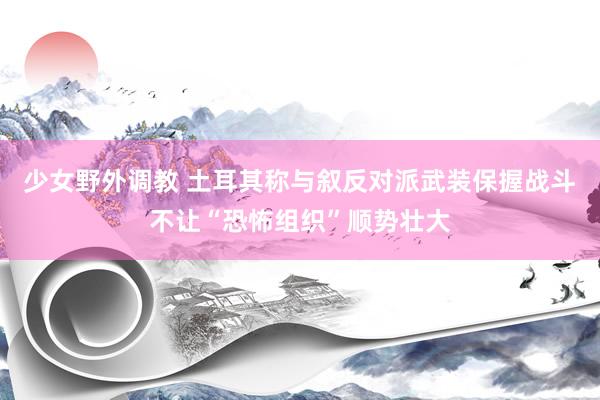 少女野外调教 土耳其称与叙反对派武装保握战斗　不让“恐怖组织”顺势壮大