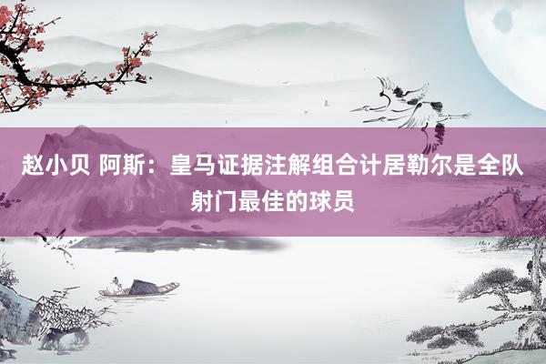 赵小贝 阿斯：皇马证据注解组合计居勒尔是全队射门最佳的球员