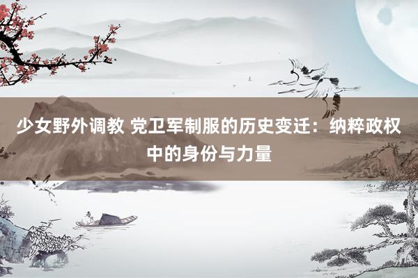 少女野外调教 党卫军制服的历史变迁：纳粹政权中的身份与力量