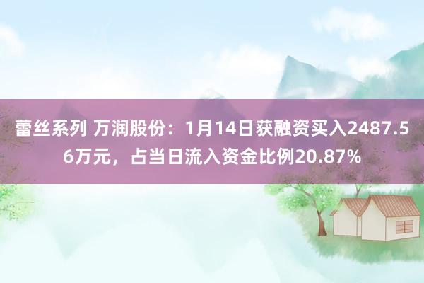 蕾丝系列 万润股份：1月14日获融资买入2487.56万元，占当日流入资金比例20.87%