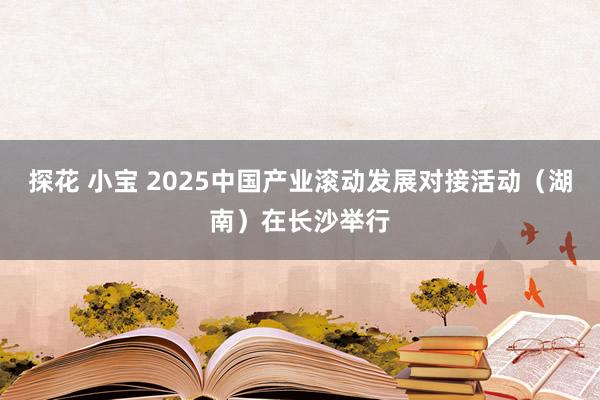 探花 小宝 2025中国产业滚动发展对接活动（湖南）在长沙举行
