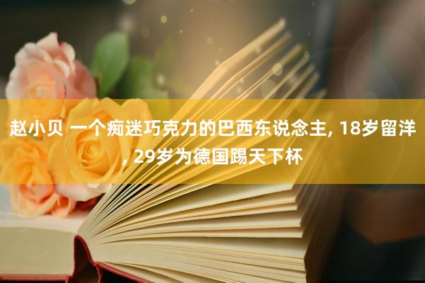赵小贝 一个痴迷巧克力的巴西东说念主， 18岁留洋， 29岁为德国踢天下杯